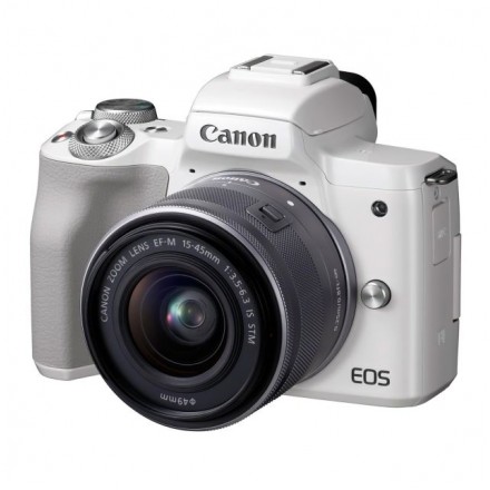 Цифр. фотокамера Canon EOS M50 + 15-45 IS STM Kit White Цифр. фотокамера Canon EOS M50 + 15-45 IS STM Kit White
